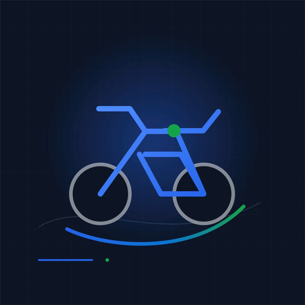 Editorial motorcycle accident illustration