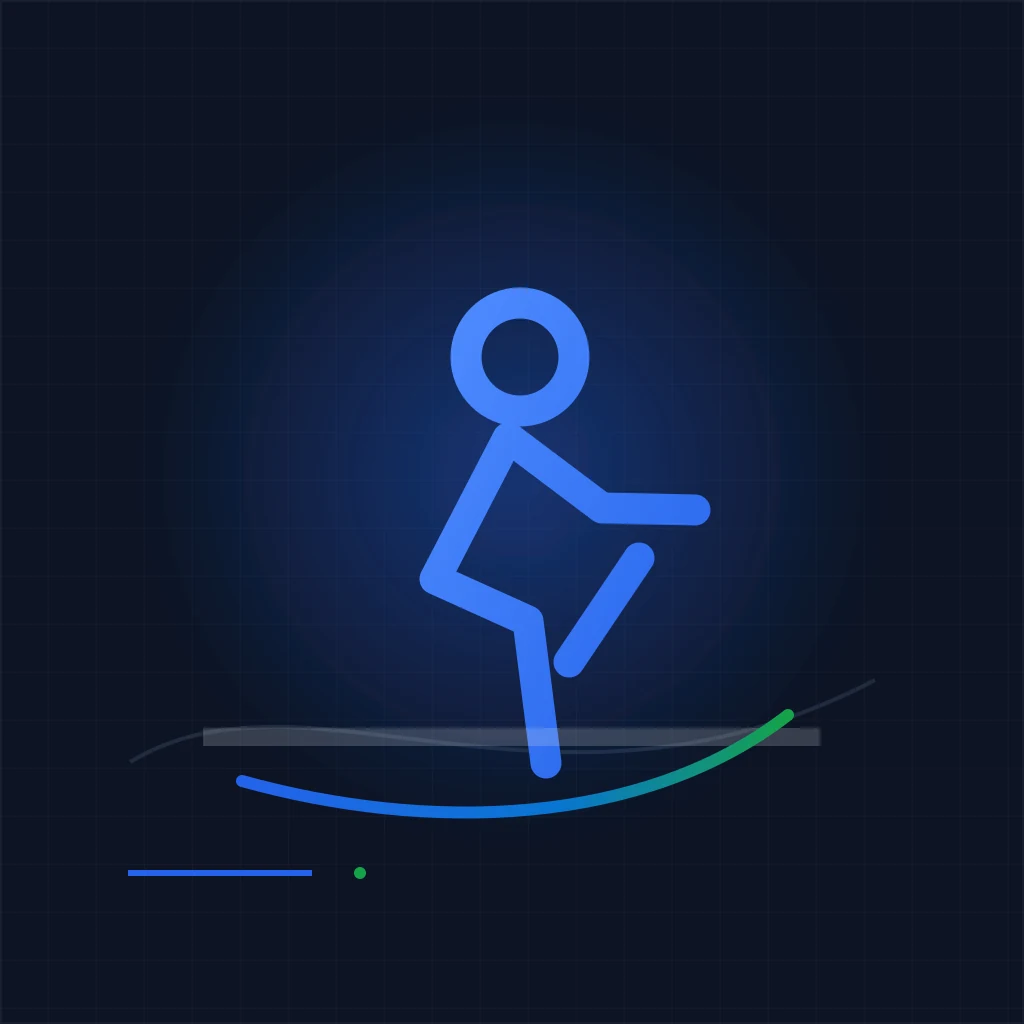 Editorial pedestrian accident illustration