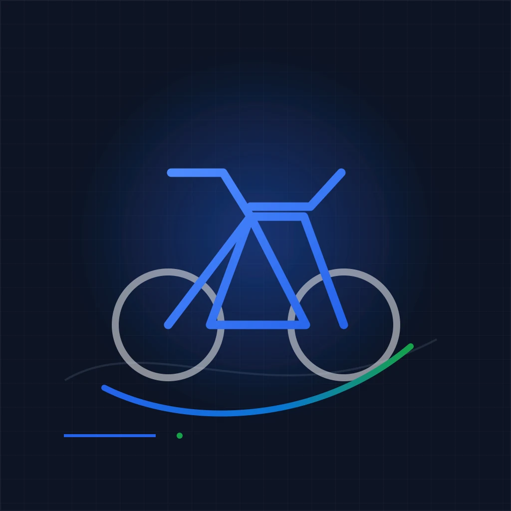 Bicycle accident illustration